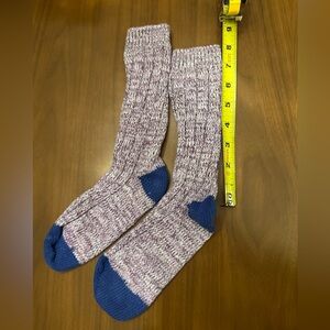 American Eagle Purple and Blue Knit Crew Socks - Women/Girls